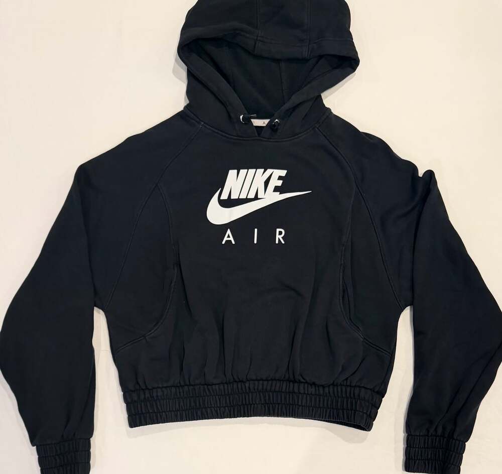 Nike Air Cropped Hoodie Black